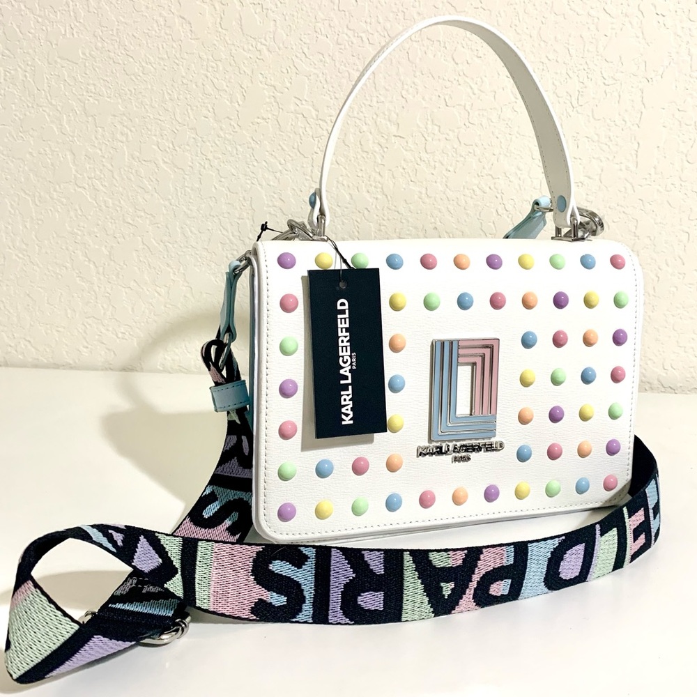 NWT!! Karl Lagerfeld Paris Simone Flap Crossbody